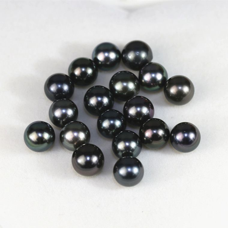 10-11mm AA+ tahiti black natural real loose pearl beads for sale