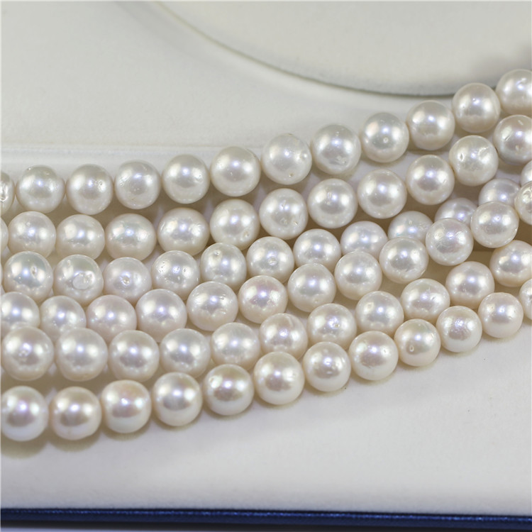 11-12mm big large size round cheap wholesale price freshwater pearl strand loose pearl beads