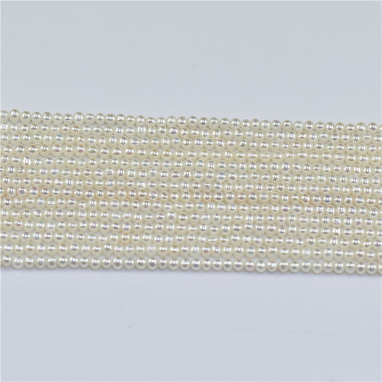 2-3mm small mini size popular seed pearl beads string natural genuine freshwater pearls
